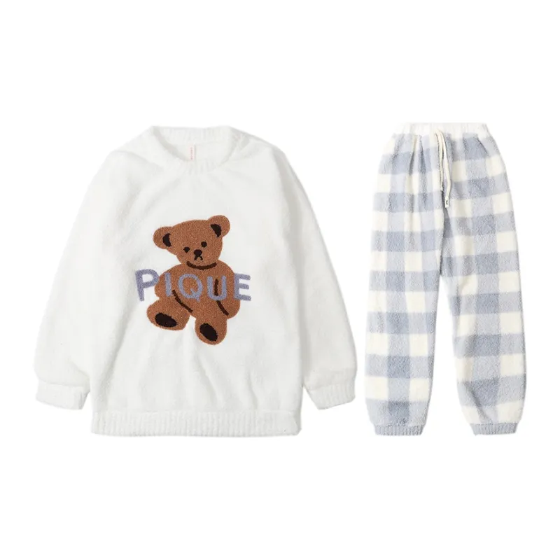 Lan Miao Pajama Set Women's White-0