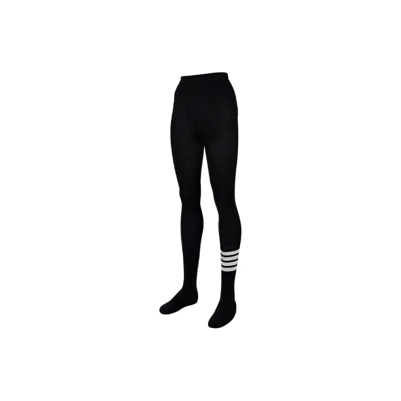 THOM BROWNE 4 Bar Striped Ribbed Tights-2