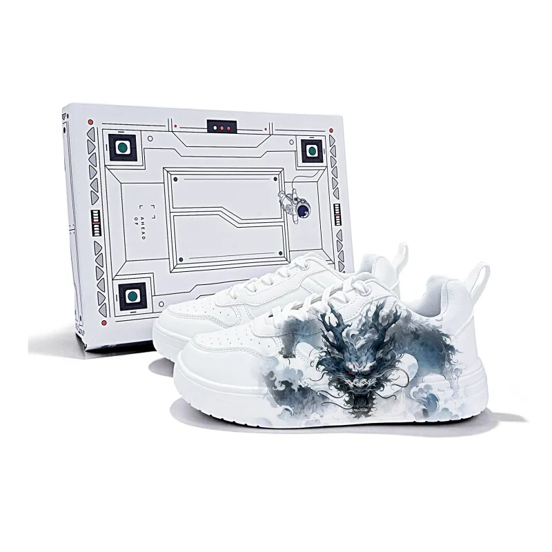 Cold Cicadas Yesterday Low Top Casual Shoes Unisex White-1