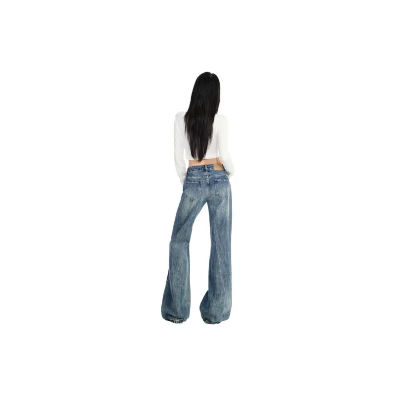 Wen Shan Jeans Women's Vintage Blue-4