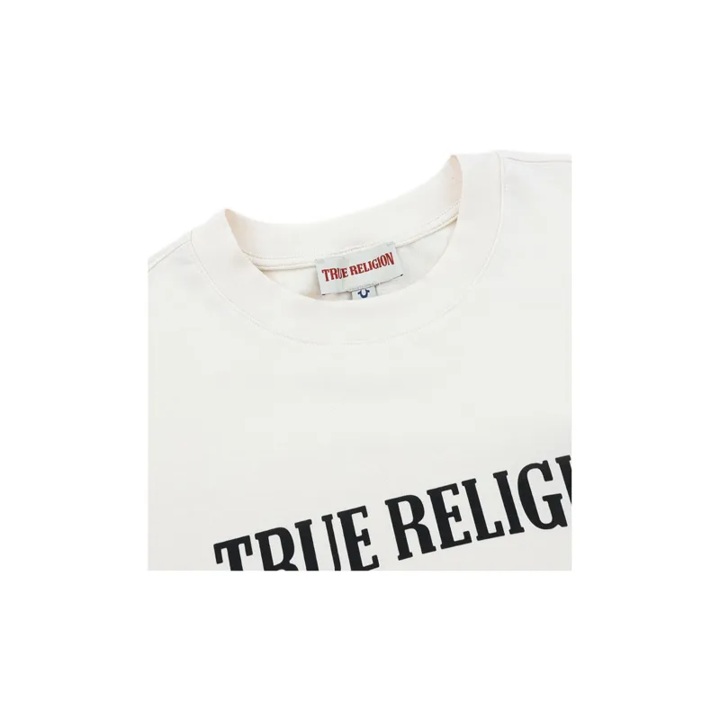 TRUE RELIGION SS24 T-Shirt Unisex Beige Yellow-6