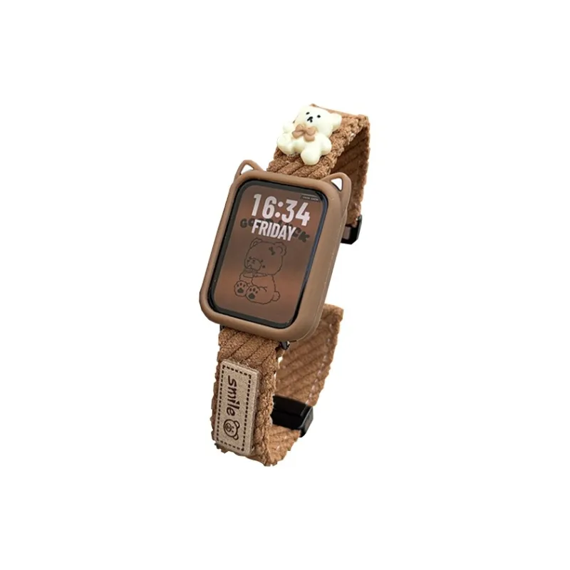 Mr. Strap Xiaomi Compatibility Watch Band Corduroy Material-5