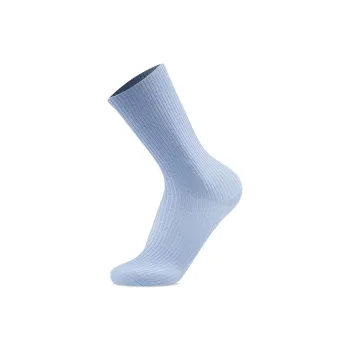 LiNing Sports Life Collection Mid Calf Socks Unisex 1 Pack Cloud Blue Standard White
