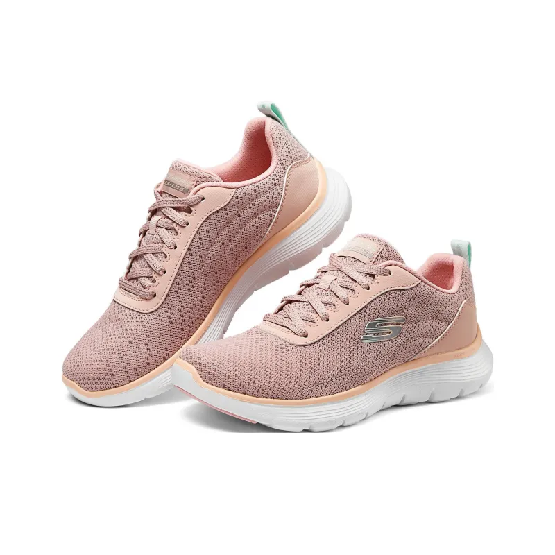 Skechers Sport Lightweight Low Top Running Shoes Women's Pink-2