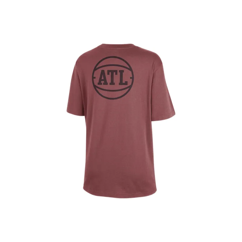 Jordan Atlanta Hawks Courtside Statement Edition Women's Jordan Nba T Shirt-1