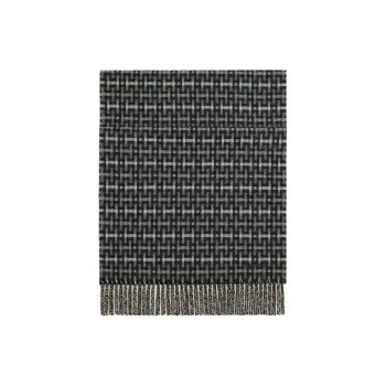 HERMES Cashmere Knit Scarves Unisex Gray