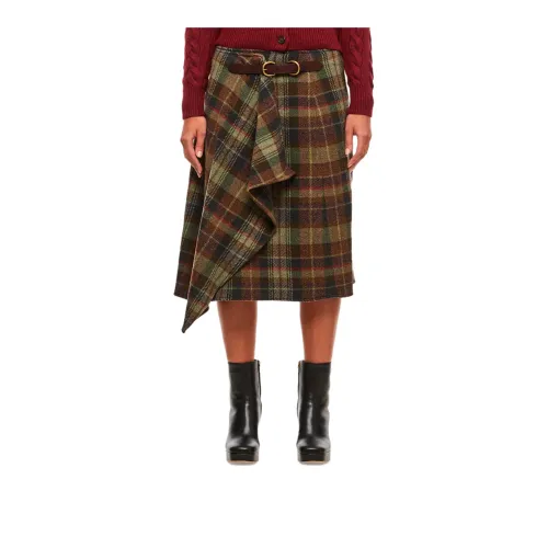 Polo Ralph Lauren Casual Long Skirts Women's Green