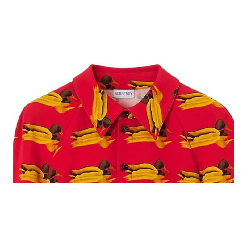 Burberry Monogram Pattern Long Sleeved Shirt-4