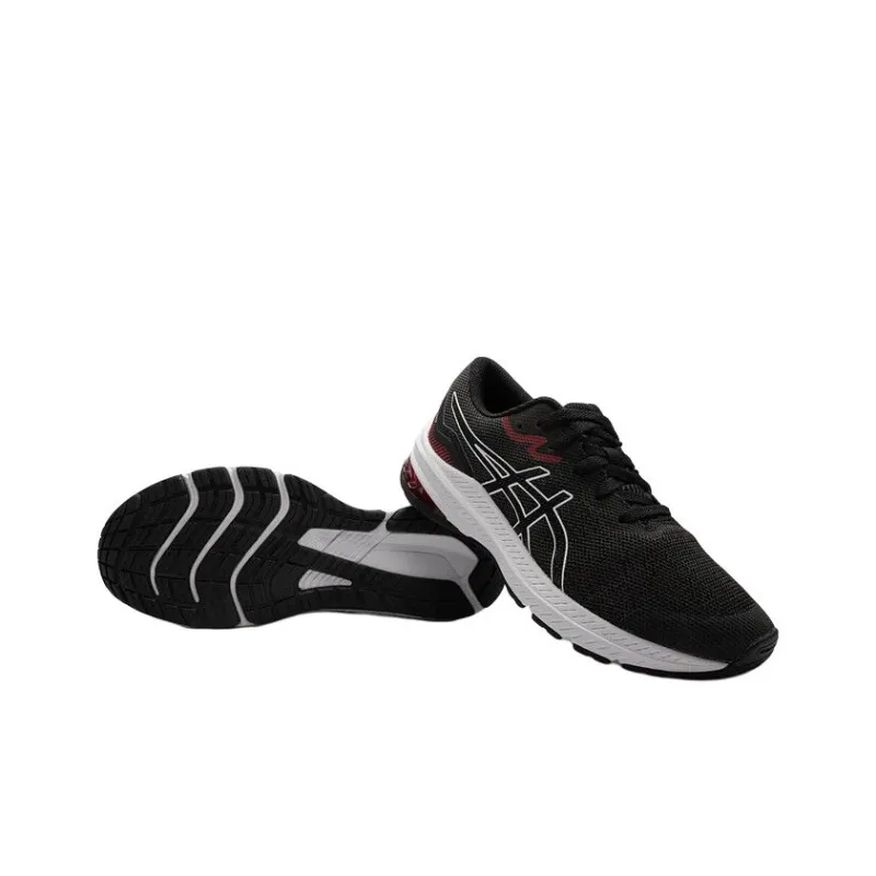 Asics GT 1000 11 GS 'Black Electric Red'-4