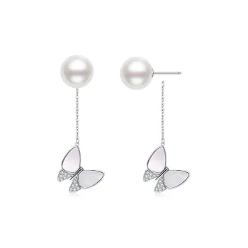 CLORIS YING Freshwater Pearl Earrings Women's