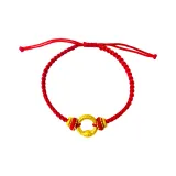 Serpent Peaceful Buckle Bracelet-Red String