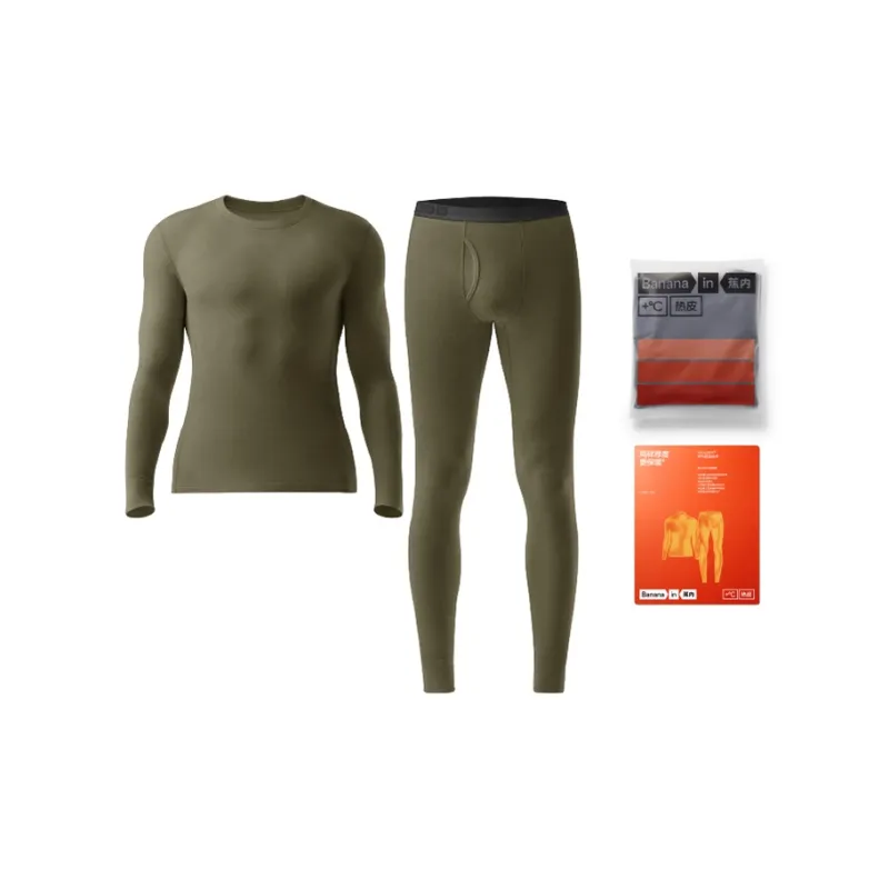 Bananain Red Plan Series Thermal Set Unisex-81