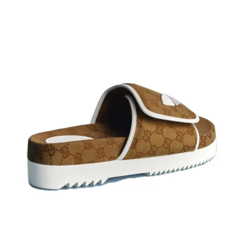 Adidas X Gucci Monogram Slide Mesa-4