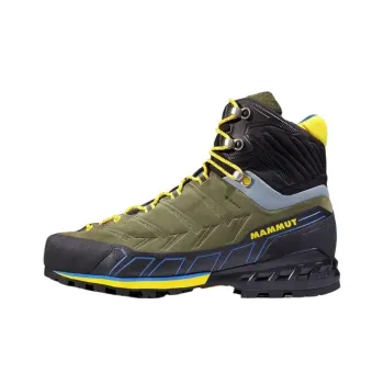 MAMMUT Kento Wear-Resistant Knee-High Outdoor Boots Men's Dark Titanium