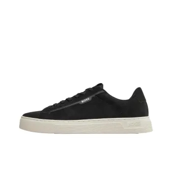 HUGO BOSS Rhys Low Top Skateboard Shoes Men's Black