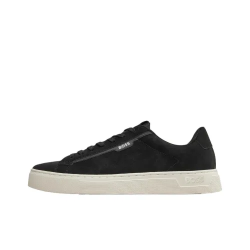HUGO BOSS Rhys Low Top Skateboard Shoes Men
s Black