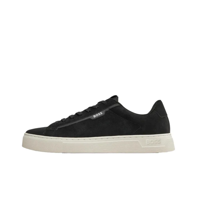 HUGO BOSS Rhys Low Top Skateboard Shoes Men's Black-0