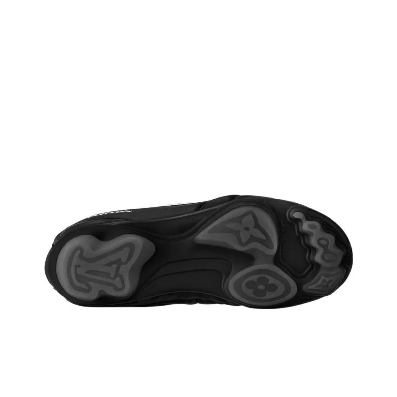 LOUIS VUITTON Footprint 2025 Spring Summer Men's Collection, Soccer Shoes Low Top Casual Shoes Men's Black-5