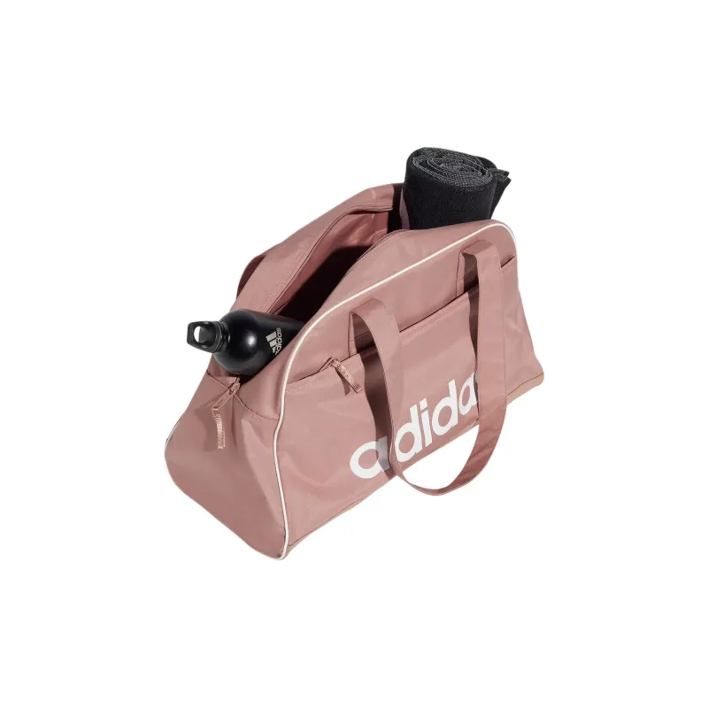 Adidas Recycled Polyester Bowling Bag Shoulder Bag Women's Warm Clay With White Accents-2