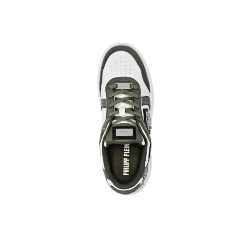 PHILIPP PLEIN Lo Top SK8R Plein Low Top Skateboard Shoes Unisex Green-5