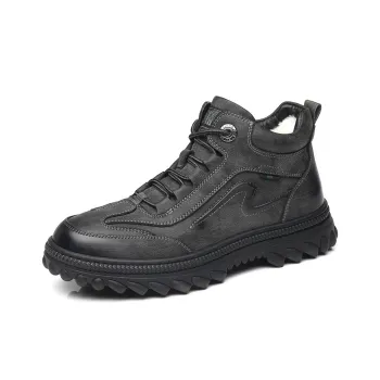 Bull Charm Short Martin Boot Men's Gray