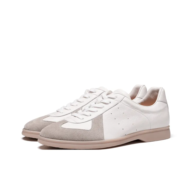 TRUFFAUT Soft Sole German Army Trainers Low Top Casual Shoes Men's-6