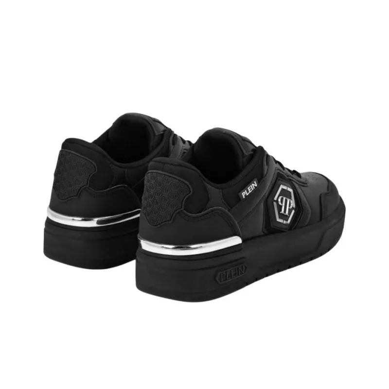 PHILIPP PLEIN Lo Top Low Top Skateboard Shoes Unisex Black-4