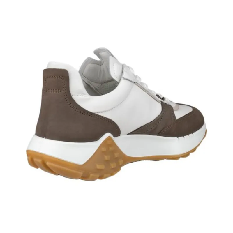 Ecco RETRO Slip Resistant Low Top Casual Shoes Men's White Umber-2