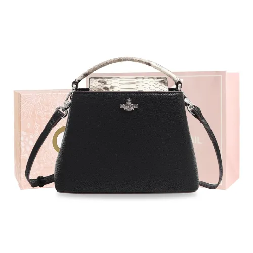 MISS GAIL Artificial Leather Shoulder Bag, Crossbody Bag, Handbag Regular Women's Black