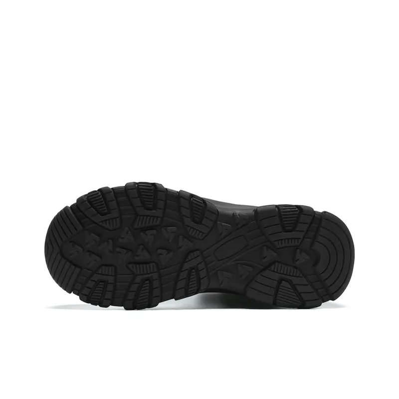 HLA Snow Boots Men Black, Beige-4