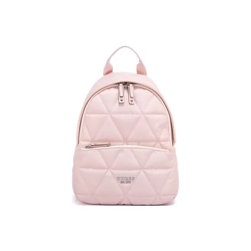 GUESS Polyester Backpack Regular Women's Pink/Black