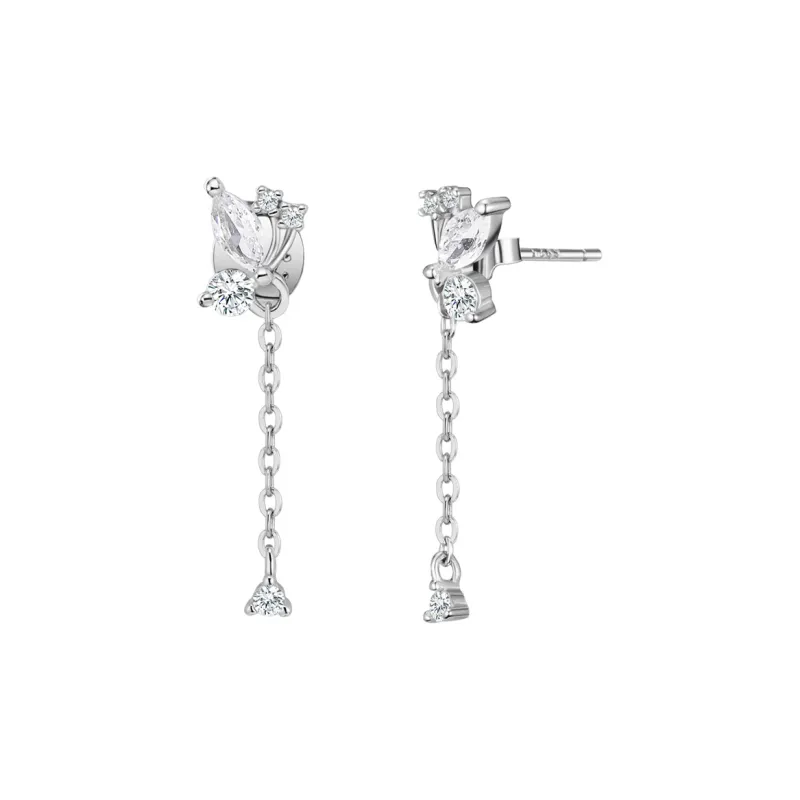 Disney S925 Silver Earrings Women's-0