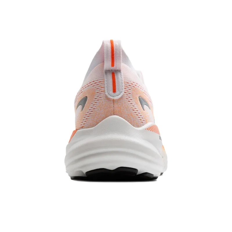 Brooks Glycerin GTS Slip Resistant And Breathable Low Top Casual Running Shoes Men's White Orange-2