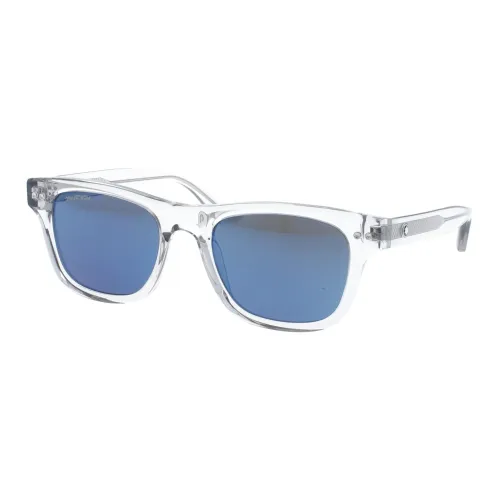 MONTBLANC Logo plaque Square frame Sunglasses