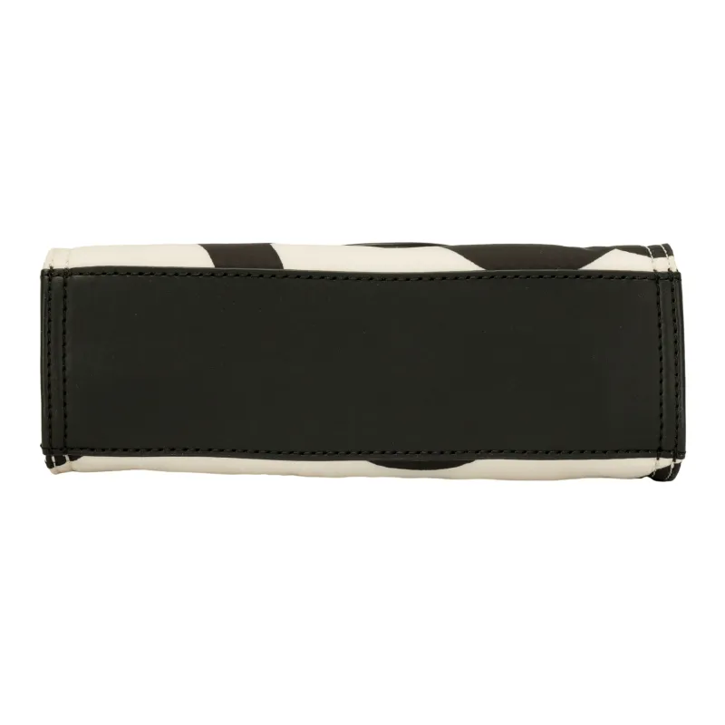TORY BURCH Ella Polyester Tote Bag Shopping Bag Shoulder Bag Crossbody Bag Handbag Mini Women's Cream White & Black-3