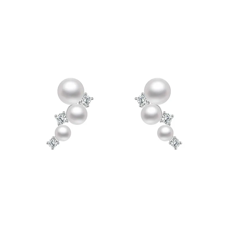 Chinese Jewelry 925 Sterling Silver Earrings Women's-0