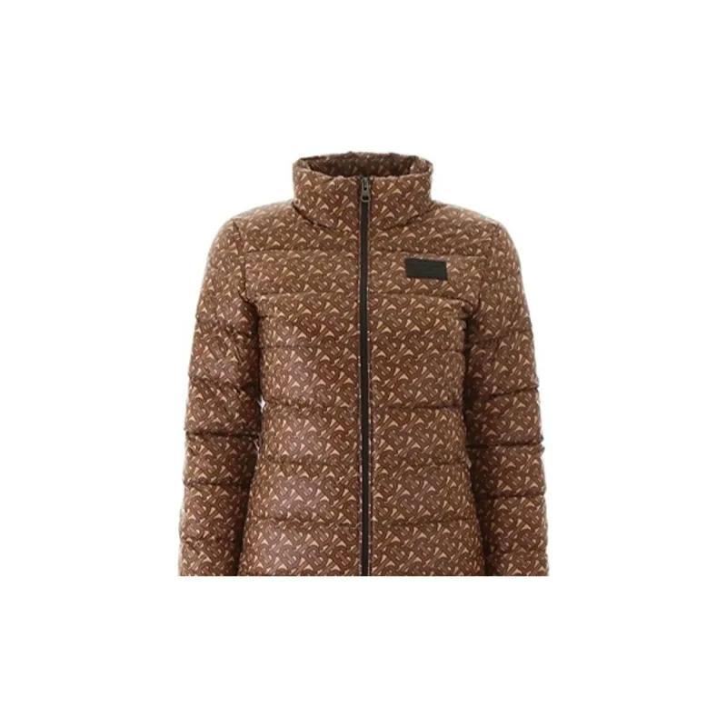 Burberry Down Jackets Women's Brown-4