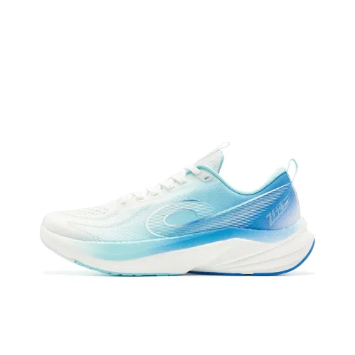 QIAODAN Speed 3LITE Running Shoes Men Low Top Jordan White Bay Blue