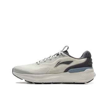 LiNing EasyFit 2 Cushioning, Slip Resistant, Abrasion Resistant, Lightweight Low Top Running Shoes Men's Gray Black