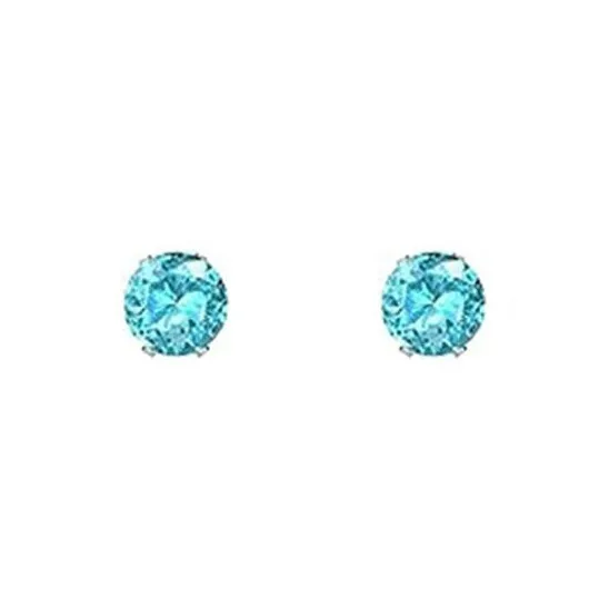 May10th Zircon Stud Earrings Women's-0