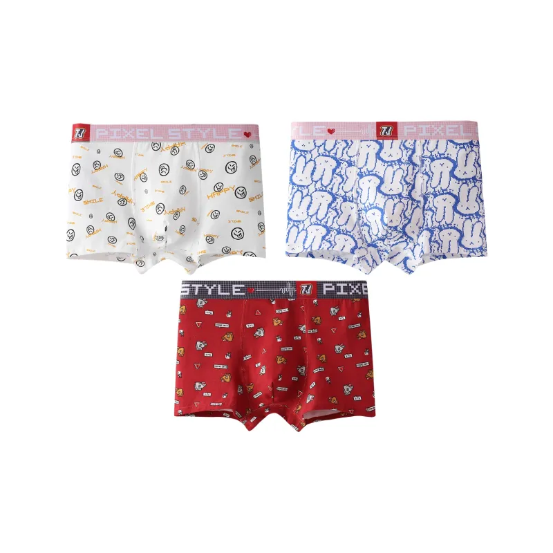 Qiao Ni Tong Underpants Men's 3 Pack-6