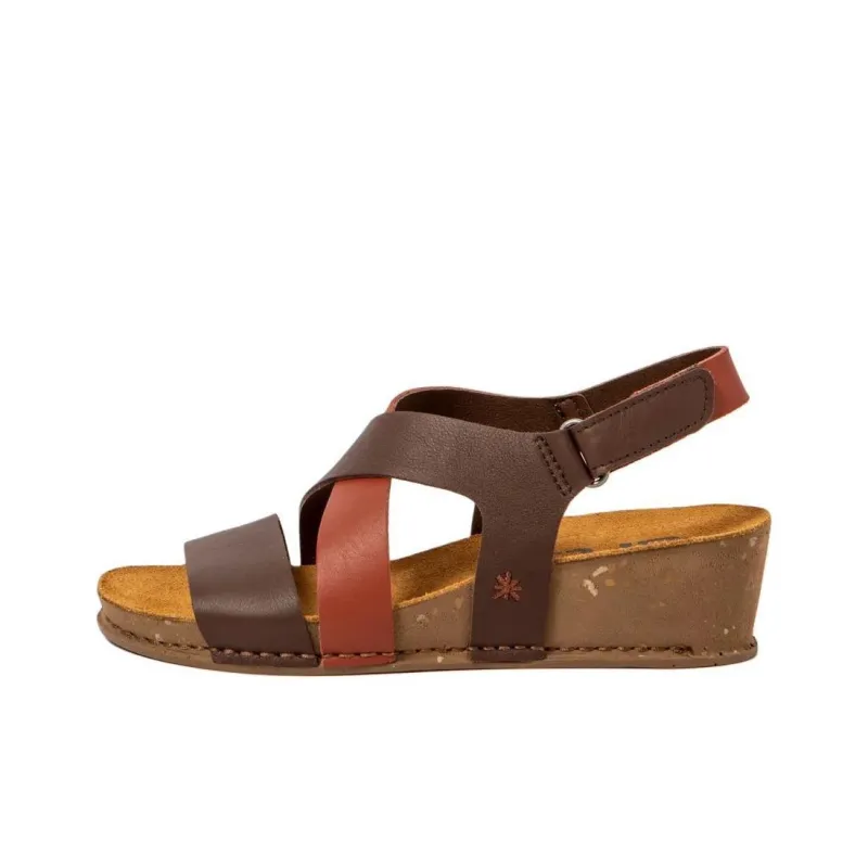 Art I LIVE Strap Sandals 4.5cm Women's Brown-0