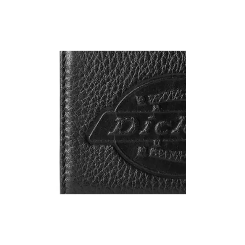 Dickies Cow Leather Wallet Regular Unisex Black-3