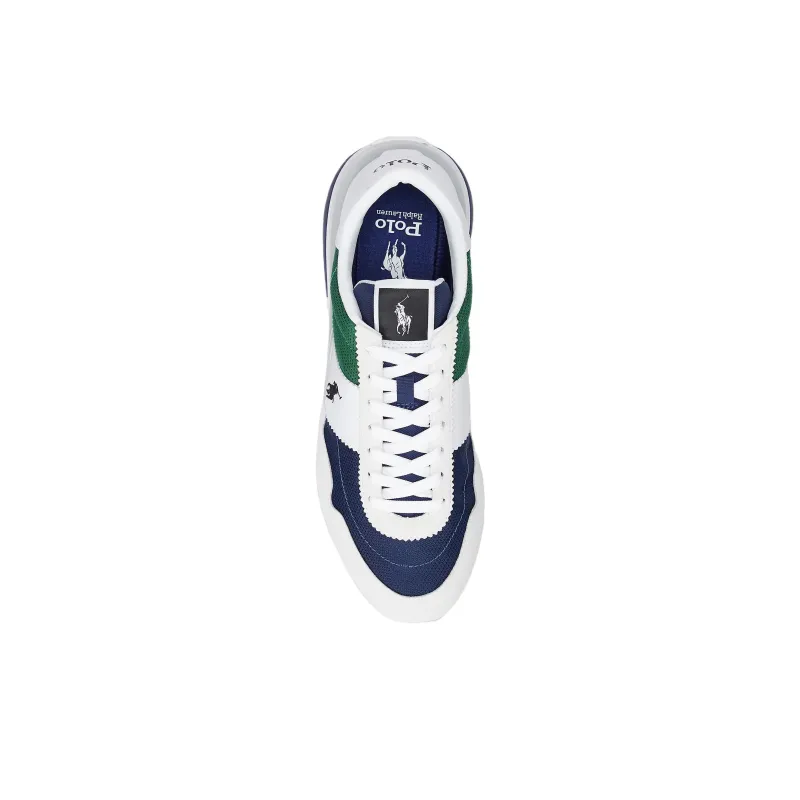 Polo Ralph Lauren Train 89 Low Top Casual Shoes Men's White Green-3