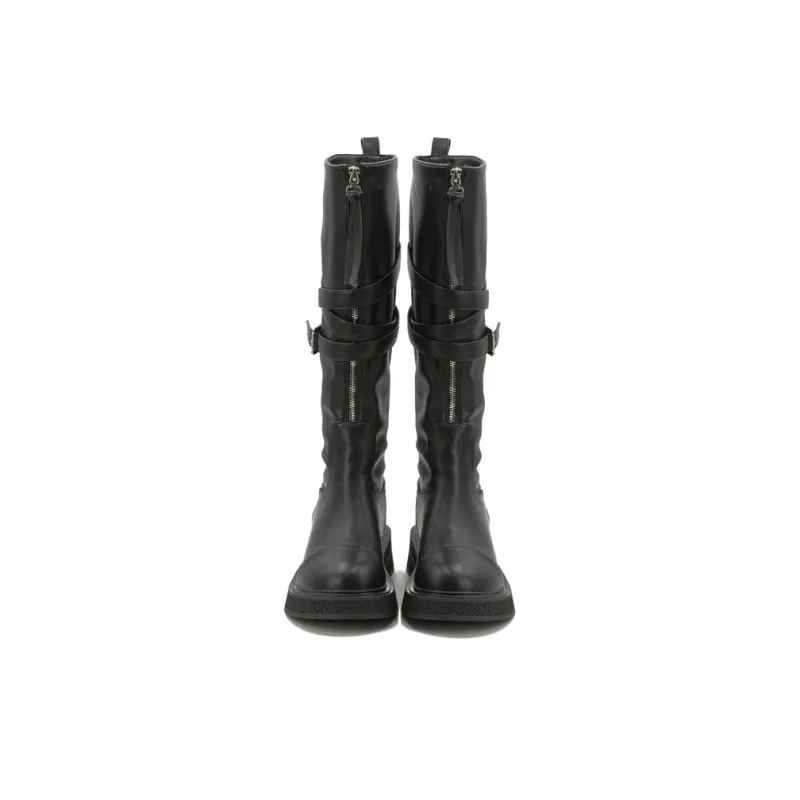 Little Sue Knee high Boots Women's Black-9