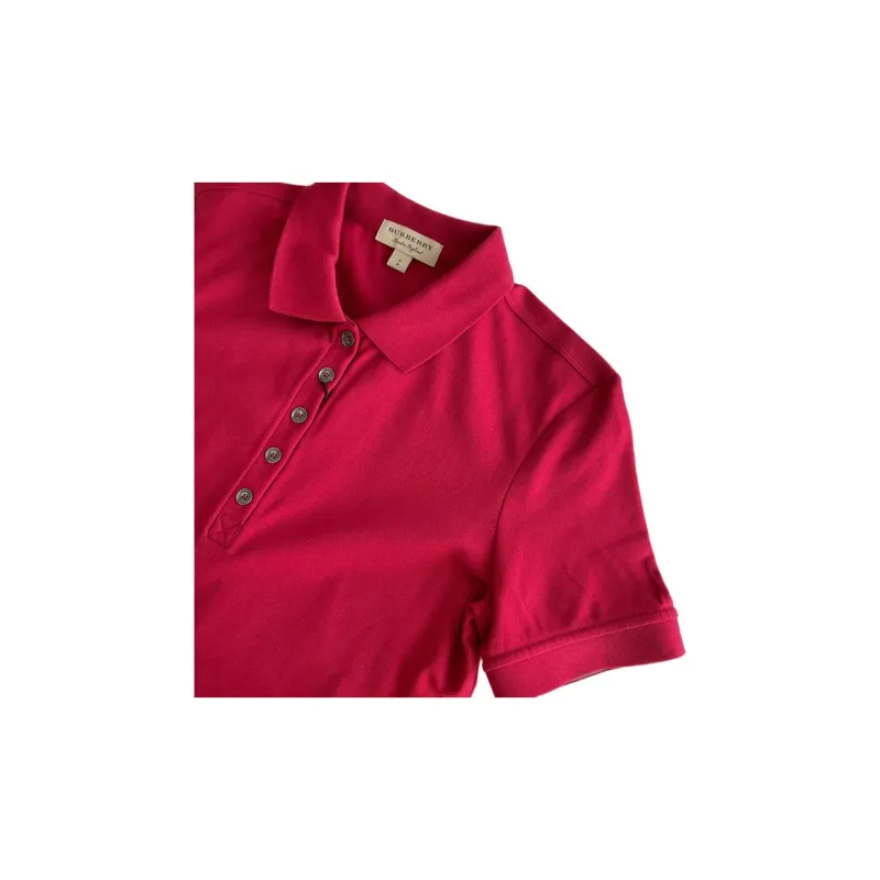 Burberry Polo Shirt Women's Red-1
