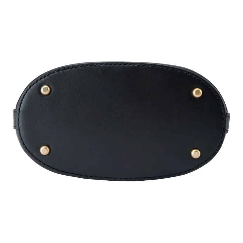TORY BURCH T Monogram Bucket Bag Black-3