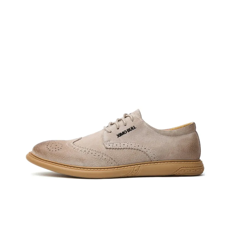 XIMO BULL Men's Casual Shoes Men Low Top Black-17
