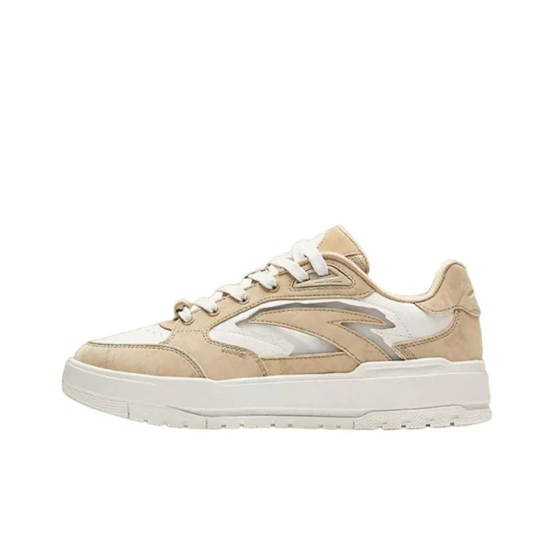 Anta 982 Wear-resistant And Lightweight Low-Top Skateboard Shoes Women's Brown White-0