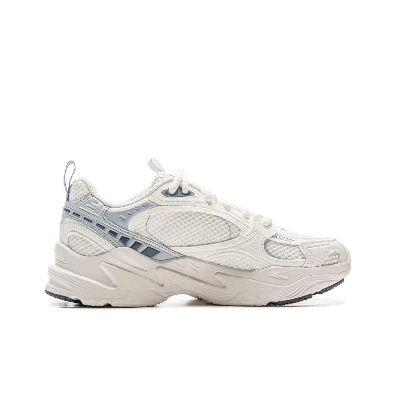 LiNing Meteor 2K Slip Resistant, Abrasion Resistant, Breathable Low Top Chunky Sneakers Women's White Blue-1